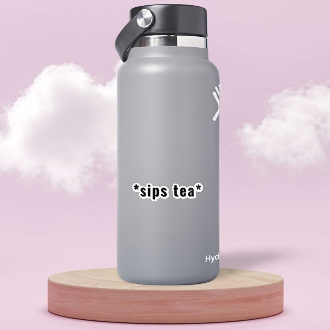 Sticker Sujet de thé personnalisé drôle mème (Créateur téléchargé)