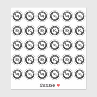 Sticker Sulphur Dioxide Free Mini Food Allergy Food Safety