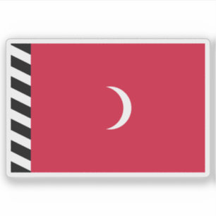 Sticker Sultanat du drapeau des îles Maldives (1926-1953)