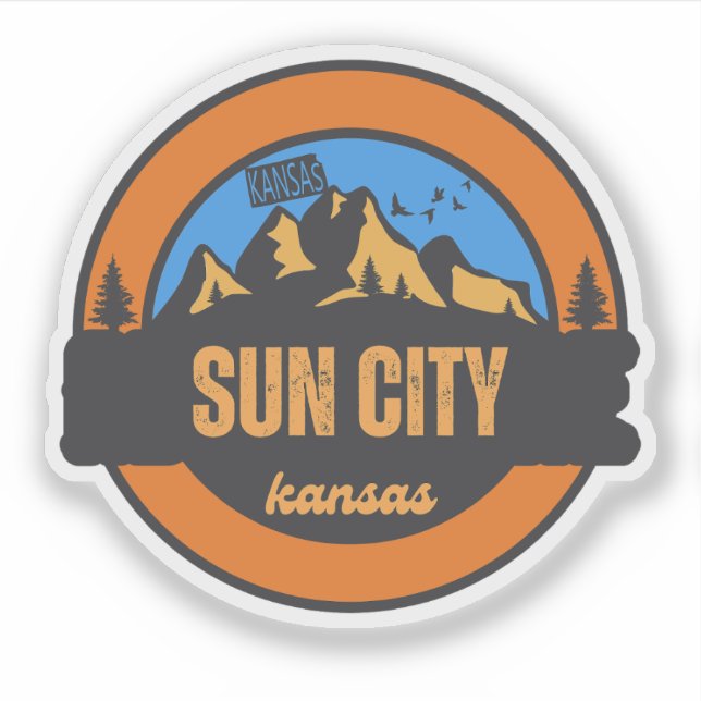 Sticker Sun City, Kansas (Devant)