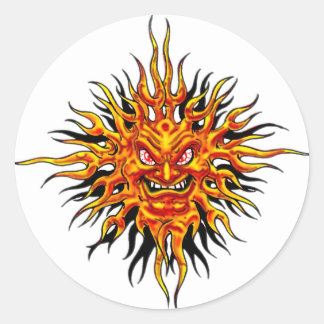 Sticker Sun en colère