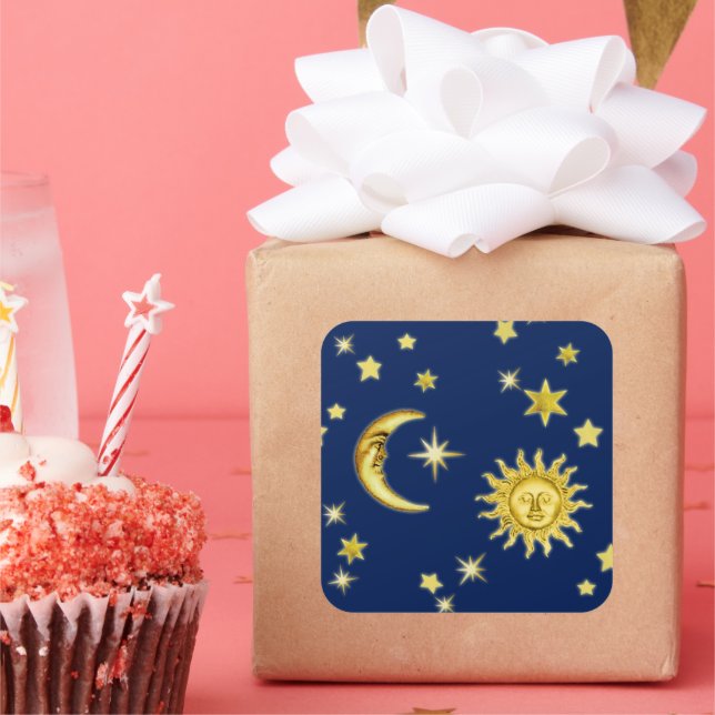 Sticker Sun, Moon & Stars (Fête)