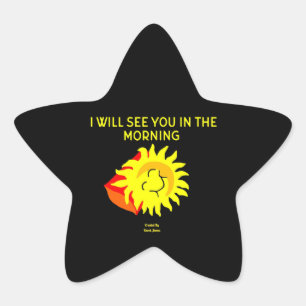 Sticker Sun Star de nuit