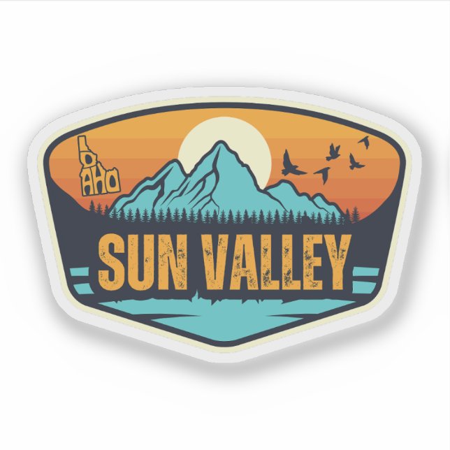 Sticker Sun Valley, Idaho (Devant)