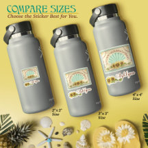 Sunflower Seashell Vintage Vibes Personalized Name