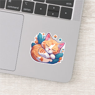 Sticker Sunset Kitty