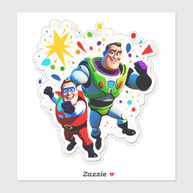 Sticker Super Fête d'Anniversaire ! (Feuille)