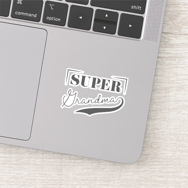 Sticker Super grand-mère (Détail)