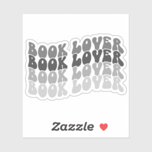 Sticker Super livre Lover Grey Multicolore Retro Vinyl