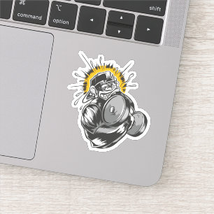 Sticker Super Monkey Gym