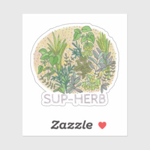 Sticker Superbe Herbe Garden