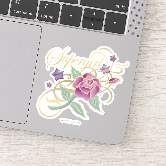 Sticker Supergirl Rose (Détail)