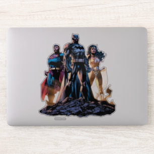 Sticker Superman, Batman et Wonder Woman Trinity
