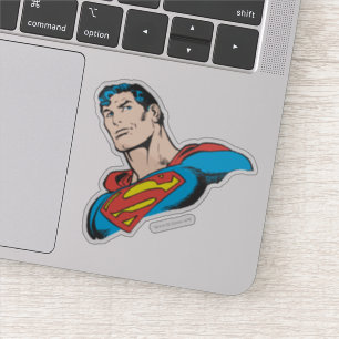 Sticker Superman Bust Smirk