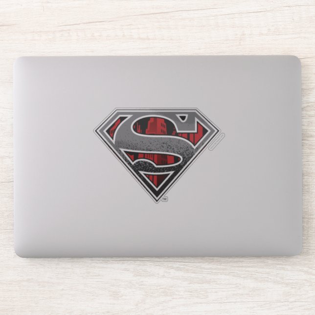 Sticker Superman S-Shield | Logo de Grey et Red City (Ordinateur)