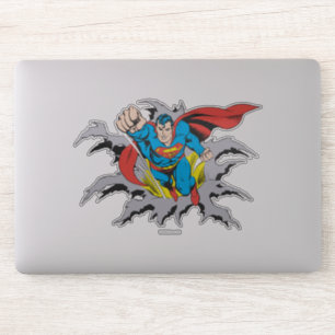 Sticker Superman Tears Thru