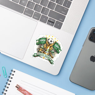 Sticker Supporteur de football d'Arabie saoudite Coupe du 