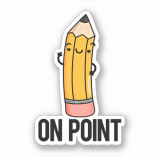 Sticker Sur le jeu de crayon amusant Point
