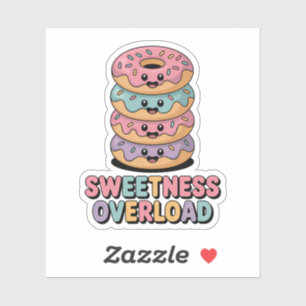 Sticker Surcharge de sucrerie   Enfants Donut