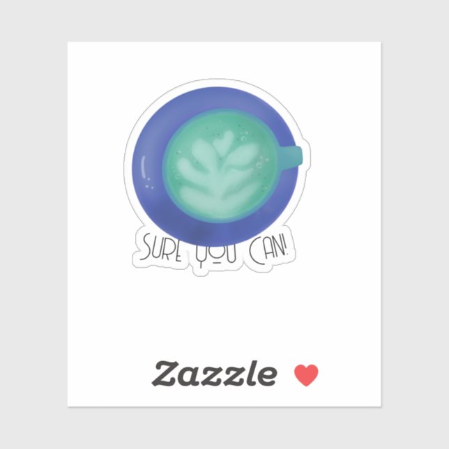 Sticker Sûrement Vous Pouvez (Feuille)