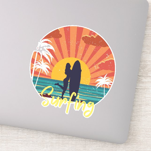 Sticker Surf (Détail)