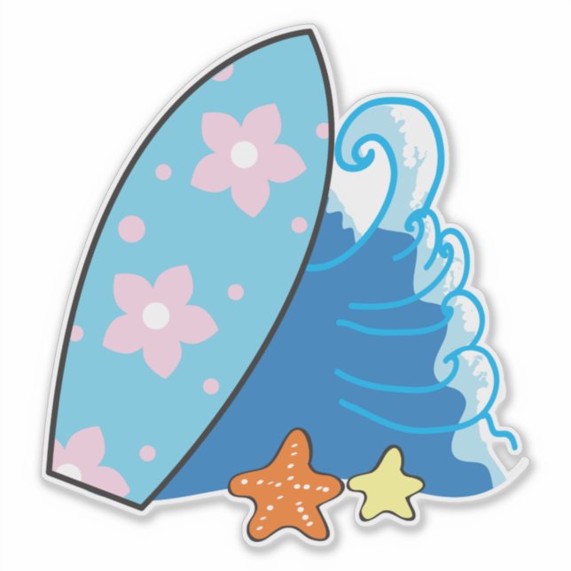 Sticker Surf (Devant)
