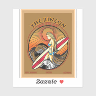 STICKER SURF DU RINCON VENTURA CALIFORNIA