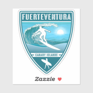 Sticker Surf Fuerteventura Canaries Espagne