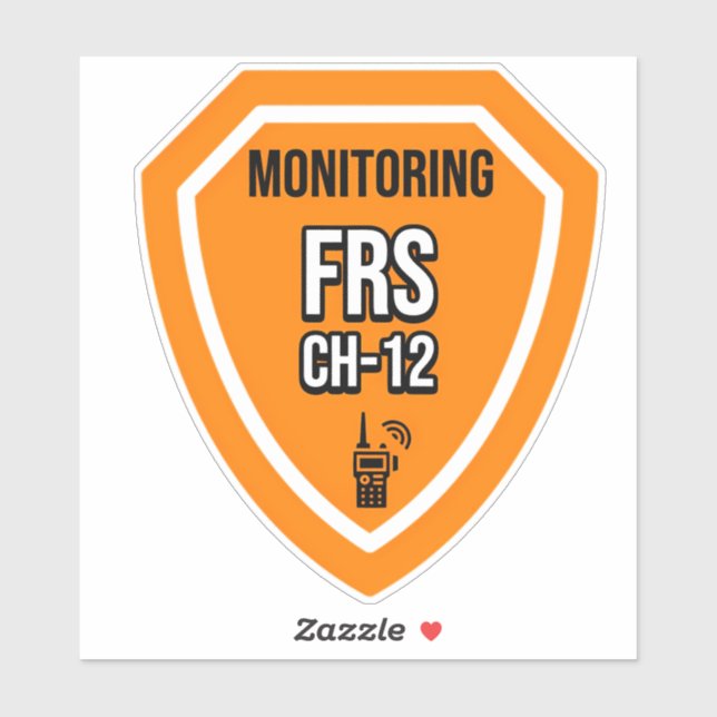 Sticker Surveillance du canal FRS 12 (Feuille)