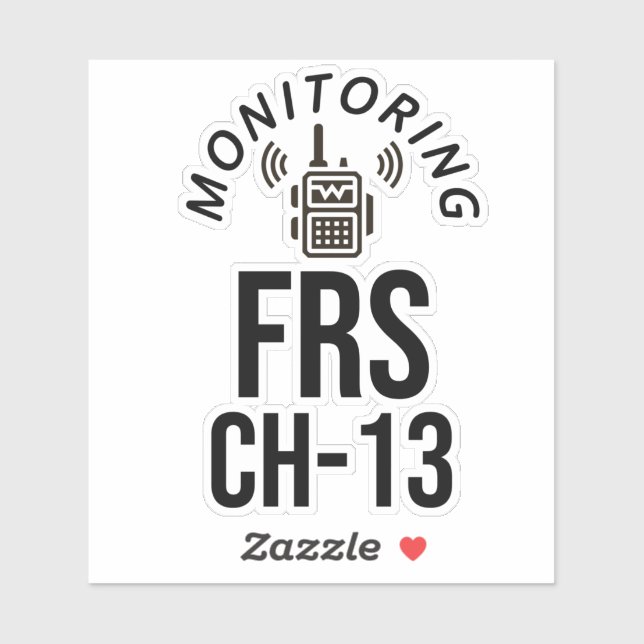 Sticker Surveillance du canal FRS 13 (Feuille)