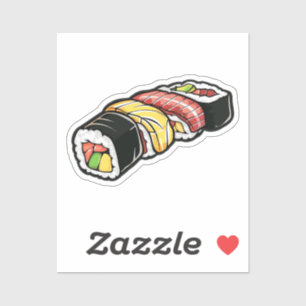 Sticker Sushi de dessin animé