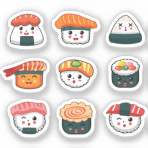 Sticker Sushi kawaii