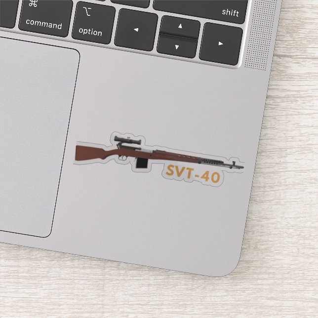 Sticker SVT-40 2ÈME GUERRE MONDIALE soviétique Sniper Rifl (Détail)