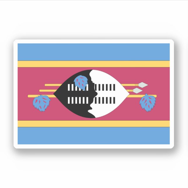 Sticker Swaziland (Devant)
