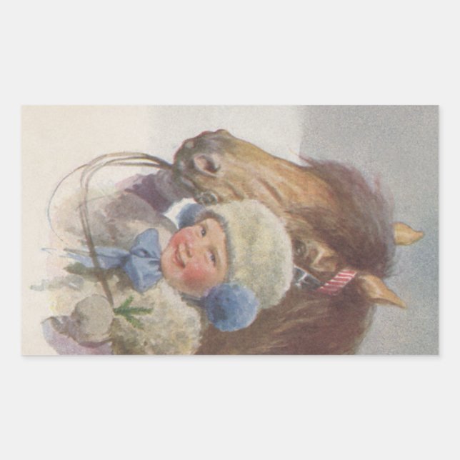 Sticker Sweet Antique Enfant & Bay Pony Scrapbook (Devant)