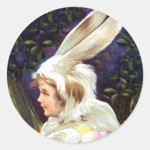 Sticker Sweet Antique enfant Grotte de Pâques Cost