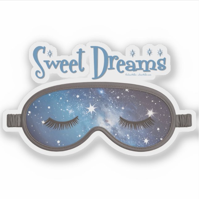 Sticker Sweet Dreams Masque Visage (Devant)