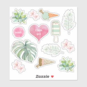 Sticker Sweet Summer Tropical Treat