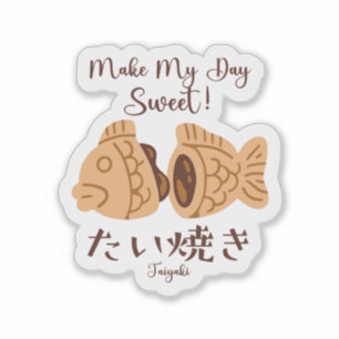 Sticker Sweet Taiyaki Poisson Japon Souvenir