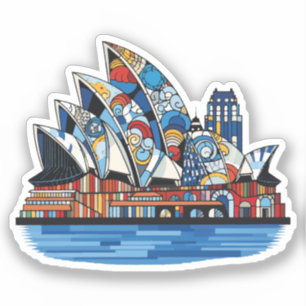 Sticker Sydney - Set Australie (15 sur 16)