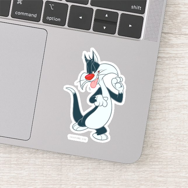 Sticker Sylvester Paw Up (Détail)