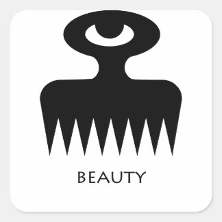 Sticker Symbole Adinkra Beauté ( Duafe )