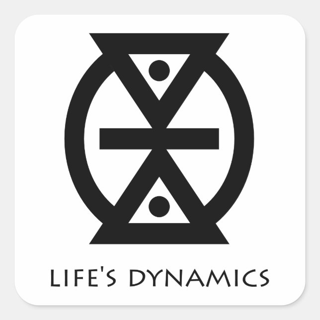 Sticker Symbole Adinkra (Mmere Dane) (Devant)