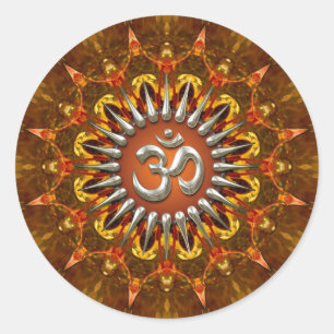 Sticker Symbole Batik Sun Om (Aum)