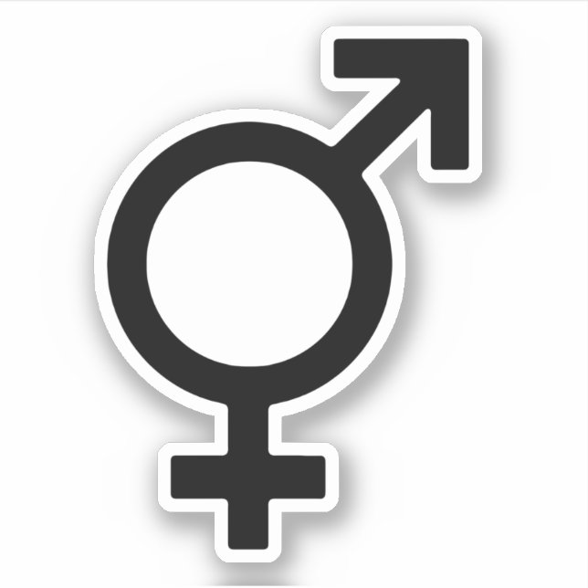 Sticker Symbole bigenre (Devant)