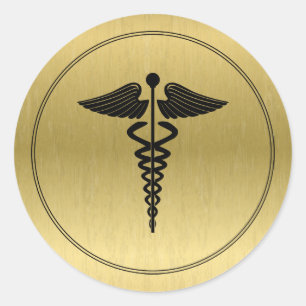 Sticker Symbole Caduceus
