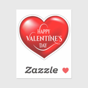 Sticker Symbole d'amour 3D en forme de coeur-50420