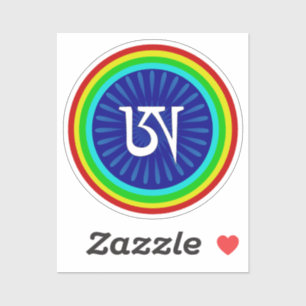 Sticker Symbole de Dzogchen Bouddhisme tibétain