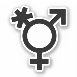 Sticker Symbole de genre alternatif transgenre