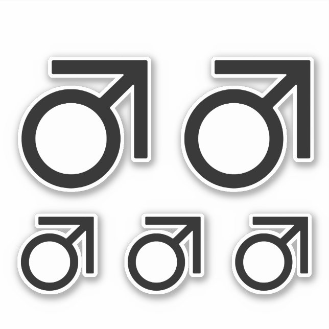 Sticker Symbole de genre Butch (Devant)